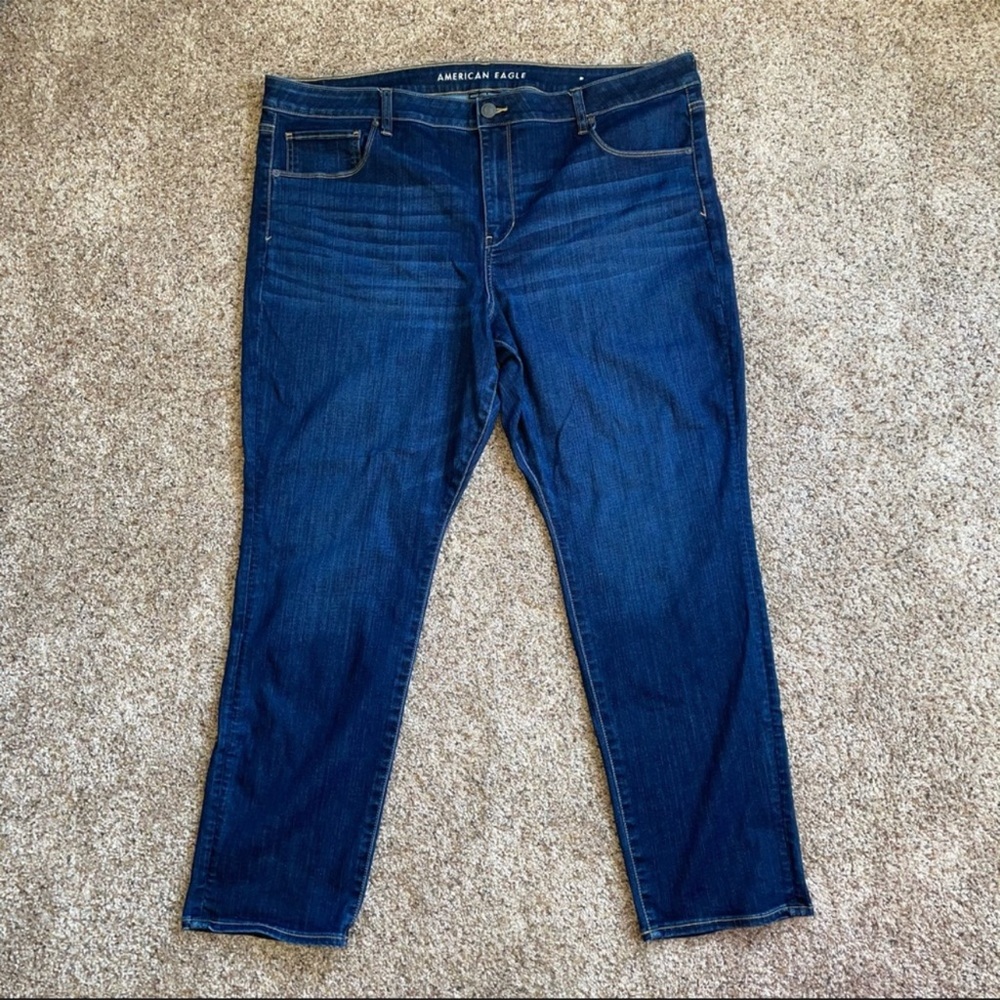 American Eagle Dark Wash Skinny Jean Size 24 Plus